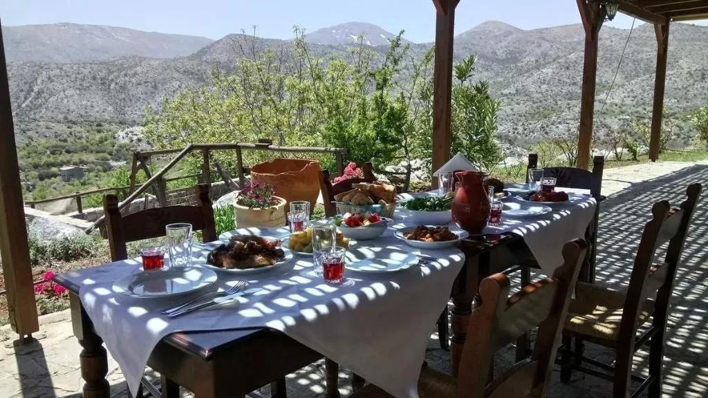Restaurant, Arodamos Traditional Houses, Crete