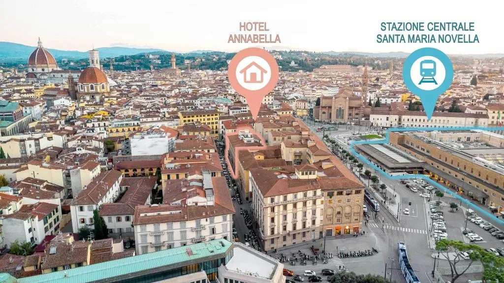 General view, Annabella Hotel Roof Terrace, Florence