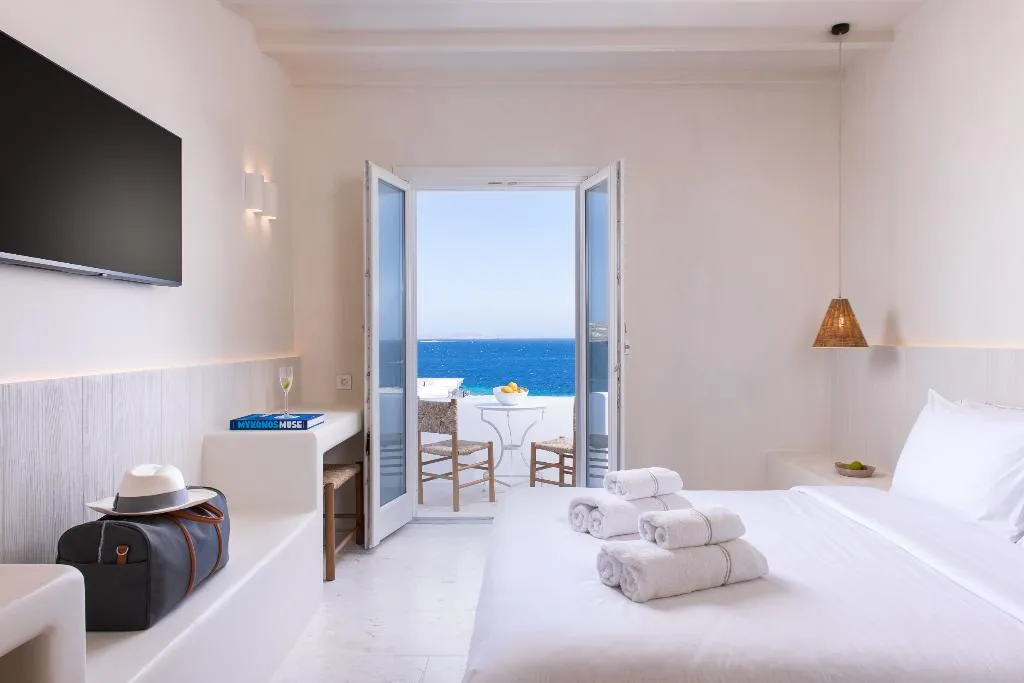 DOUBLE DELUXE SEA VIEW Room, Porto Mykonos, Mykonos