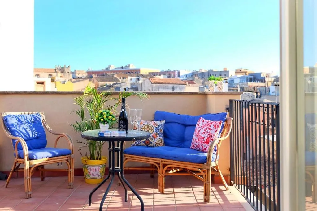 Terrace, Hotel Mastrarua, Catania