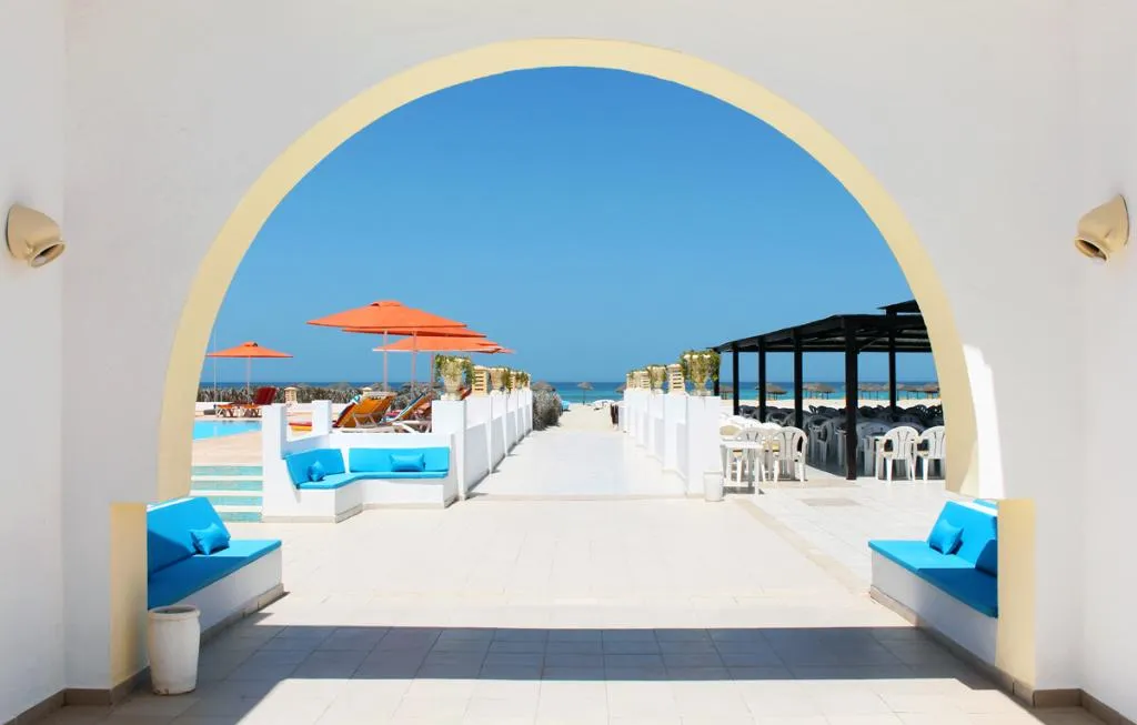 Terrace, Bakour Beach by Checkin, Tunisia