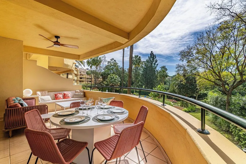 Terrace, Rio Real Golf & Hotel, Costa Del Sol