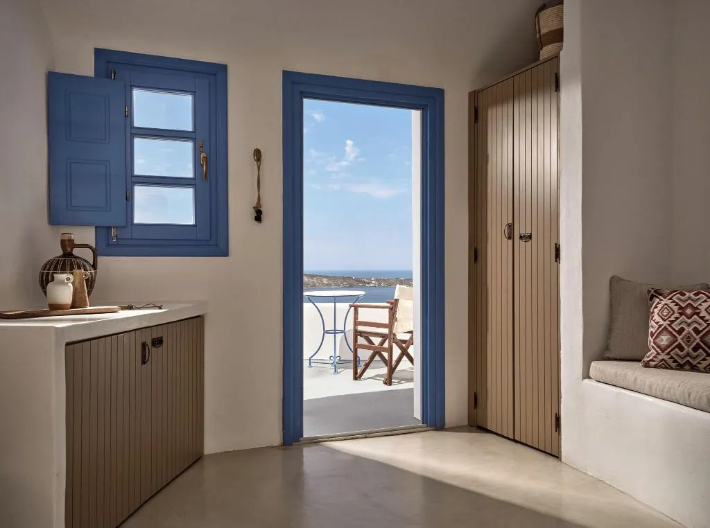DOUBLE SEA VIEW Room, Esperas Houses Apartments, Santorini