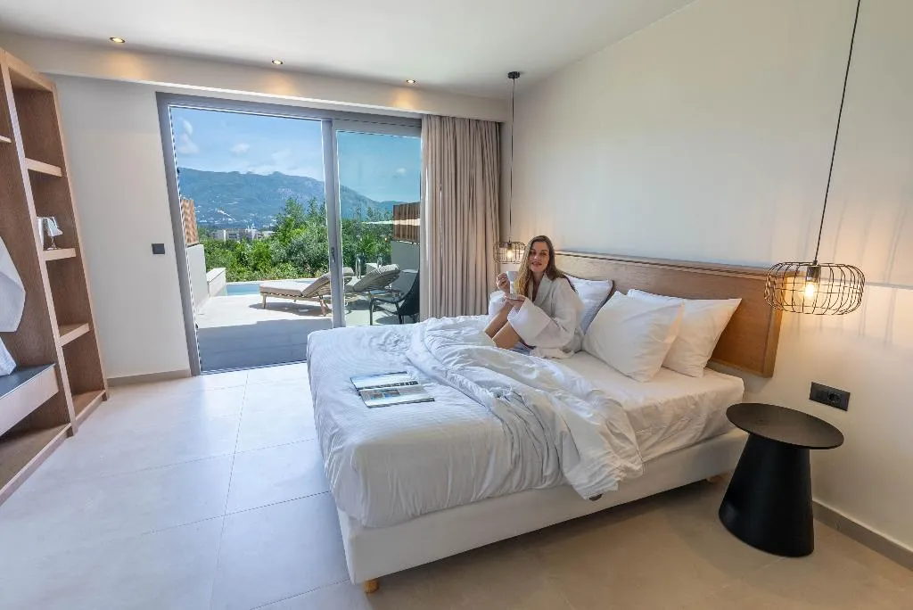 JUNIOR SUITE WITH PRIVATE POOL Room, Iolida Corfu Resort & Spa, Corfu