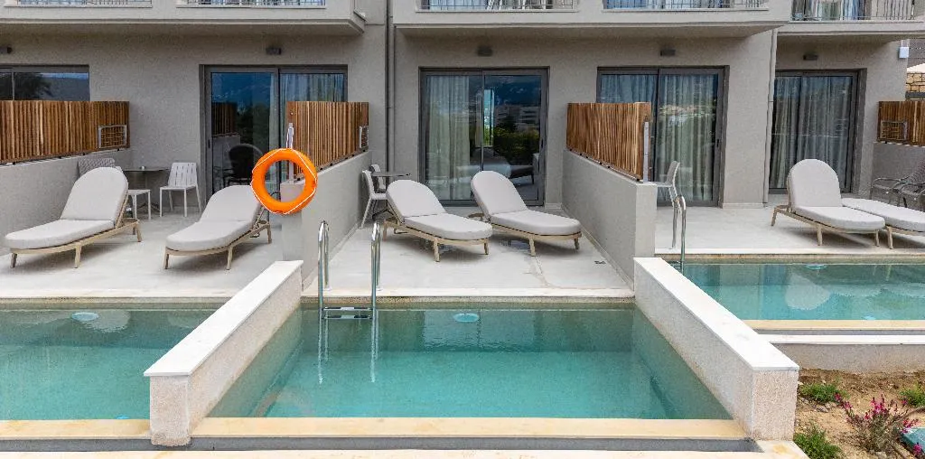JUNIOR SUITE WITH PRIVATE POOL Room, Iolida Corfu Resort & Spa, Corfu