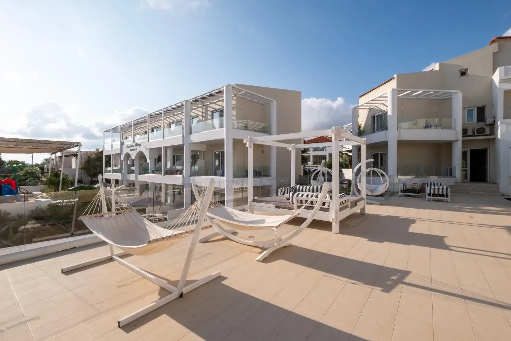 Terrace, Dimitrios Village Beach Resort, Crete