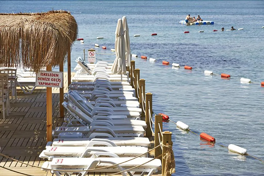 Terrace, Meteor Beach Hotel, Bodrum