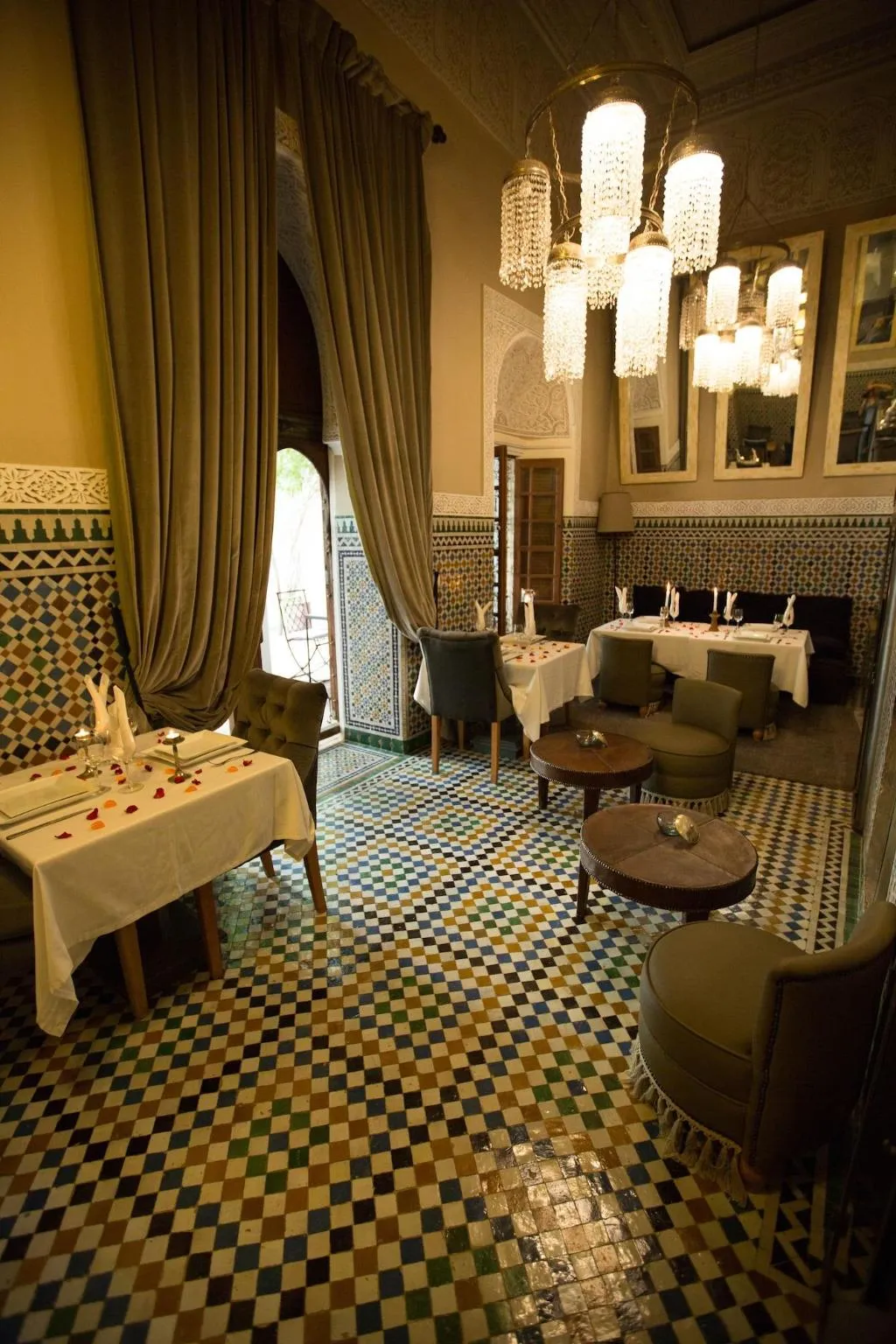 Restaurant, Riad Le Rihani, Marrakech