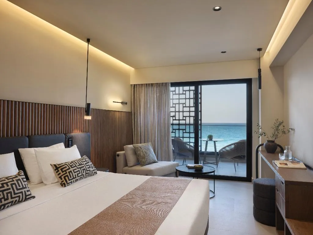 DOUBLE DELUXE SEA VIEW Room, Rocca A Mare Heraklion - Handwritten Collection, Crete