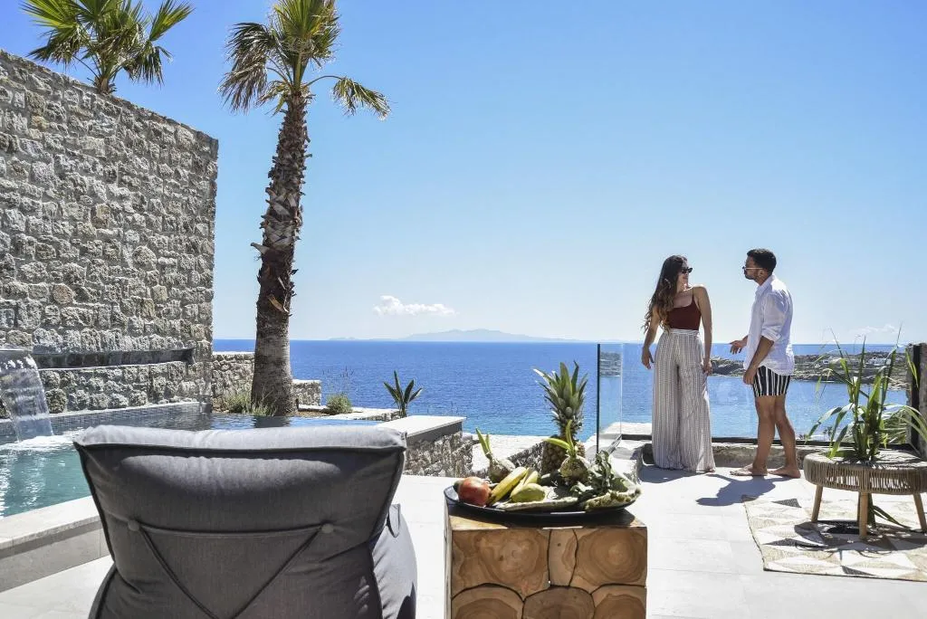 Beach, Tropicana Hotel, Mykonos