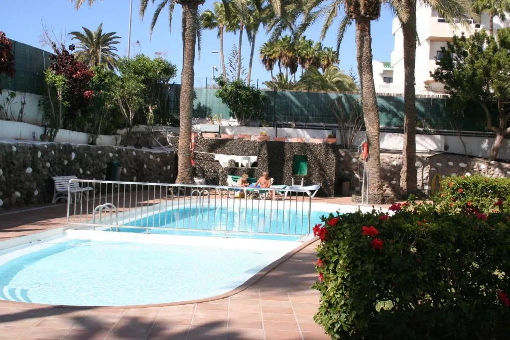 Terrace, Maba Playa Apartamentos, Gran Canaria