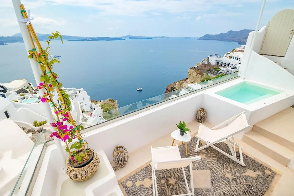 Terrace, Oia Mare Villas, Santorini