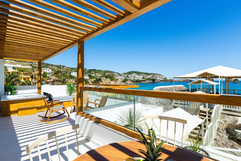 JUNIOR SUITE SEA VIEW Room, Nostos Beach Boutique Hotel, Crete
