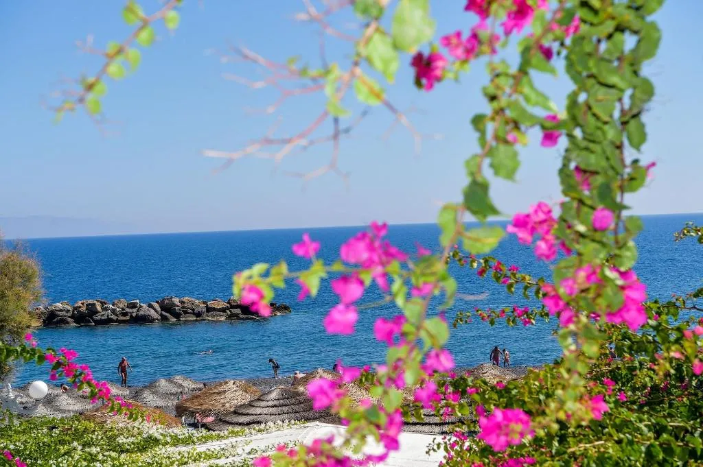 General view, Nostos Beach, Santorini