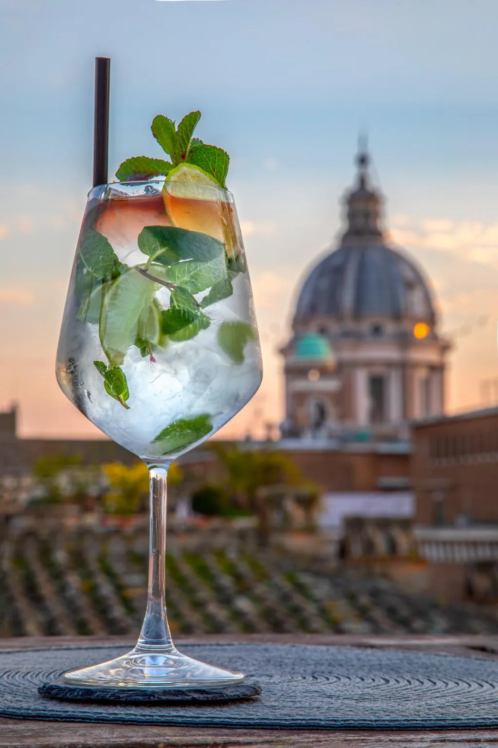 Terrace, Mozart, Rome