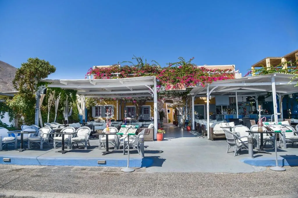 General view, Nostos Beach, Santorini