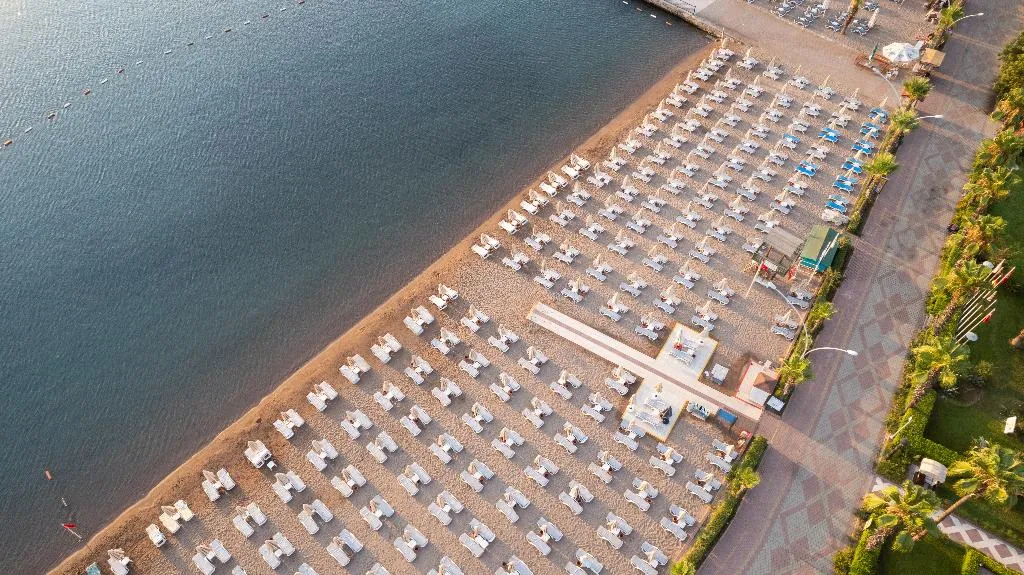 Beach, Aqua Hotel, Dalaman