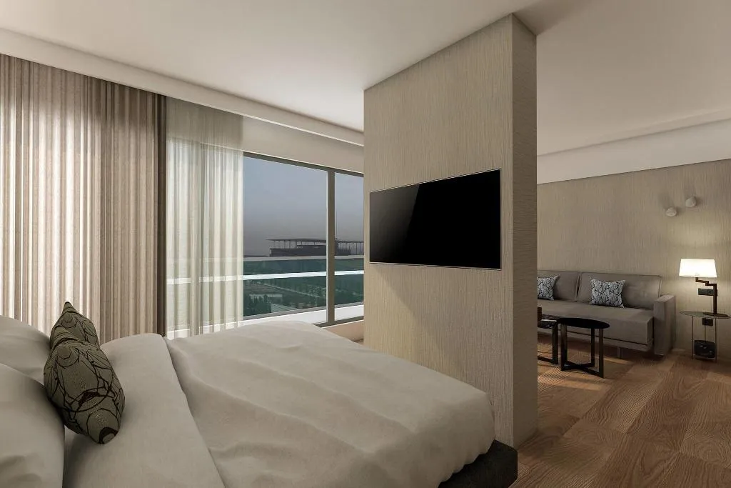 JUNIOR SUITE CITY VIEW KING BED Room, Athens Marriott Hotel, Athens