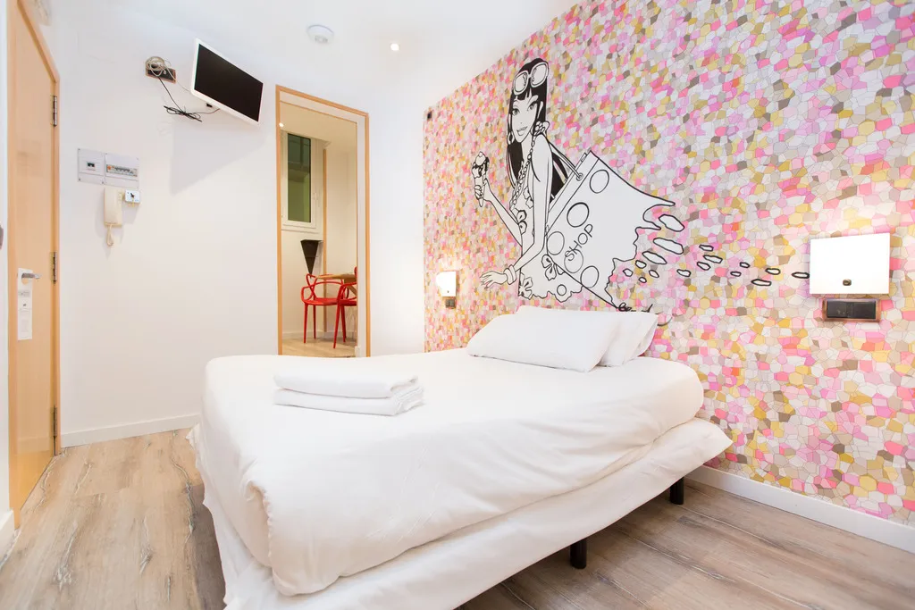 STUDIO CAPACITY 2 Room, AinB Las Ramblas-Colón Apartments, Barcelona