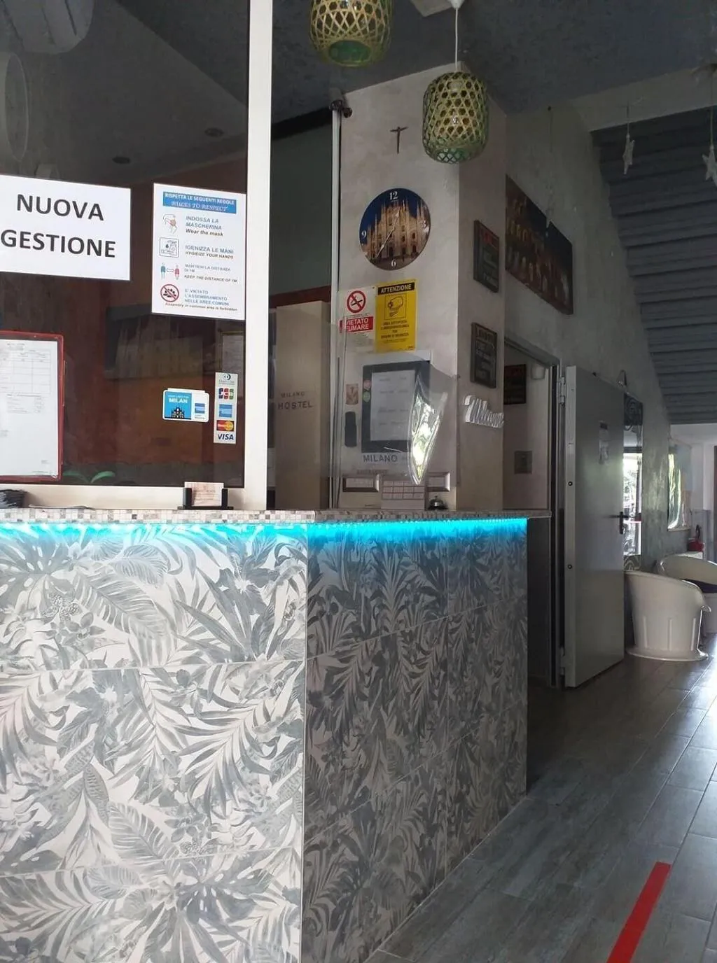 Lobby, Milano Hostel, Milan