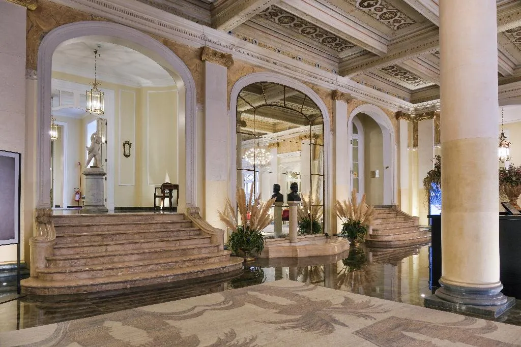 Lobby, Grand Hotel et des Palmes, Palermo