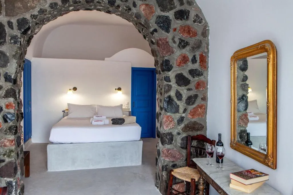 DOUBLE SEA VIEW Room, Esperas Houses Apartments, Santorini