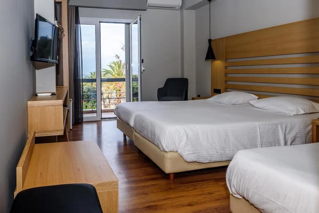 TRIPLE SEA VIEW Room, Agamemnon Hotel, Kalamata