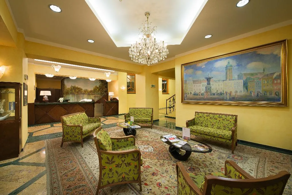 Lobby, Grand Hotel Zvon, Prague