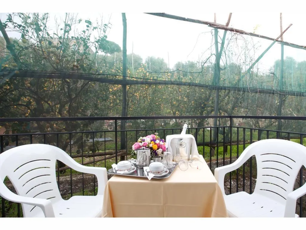 Terrace, Hotel Britannia, Naples