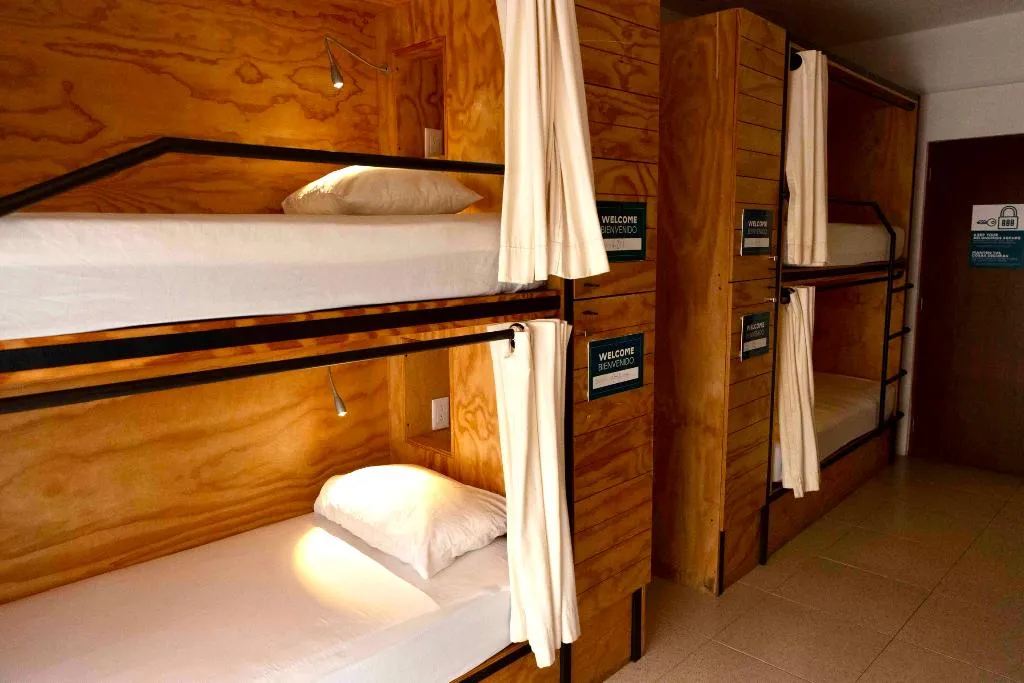 Bed in dormitory STANDARD Room, Nomads Hotel, Hostel & Rooftop Pool, Cancun Area