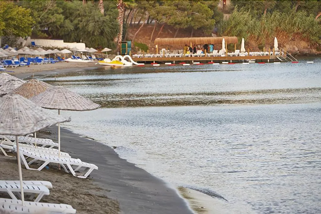 Beach, Meteor Beach Hotel, Bodrum