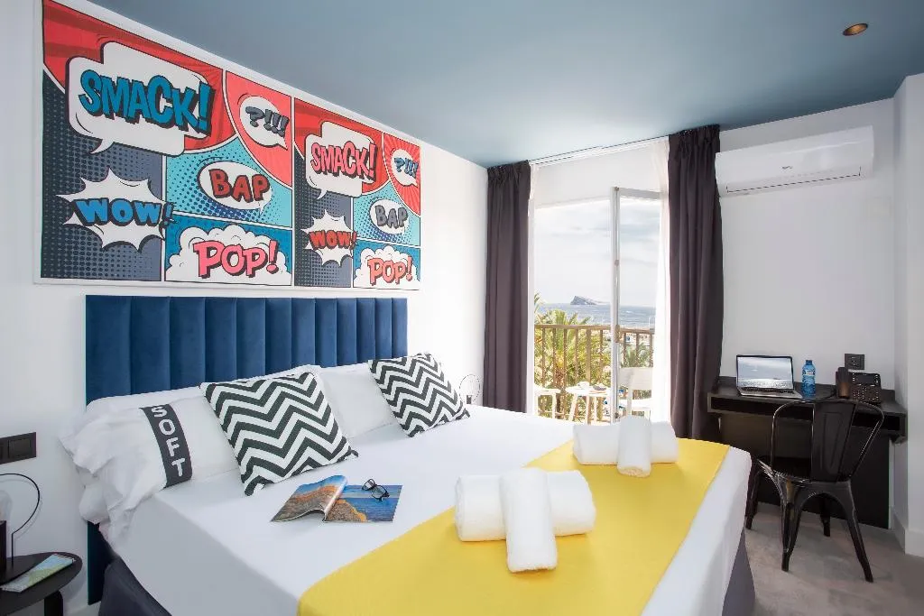 DOUBLE SEA VIEW Room, Casual Pop Art Benidorm, Costa Blanca