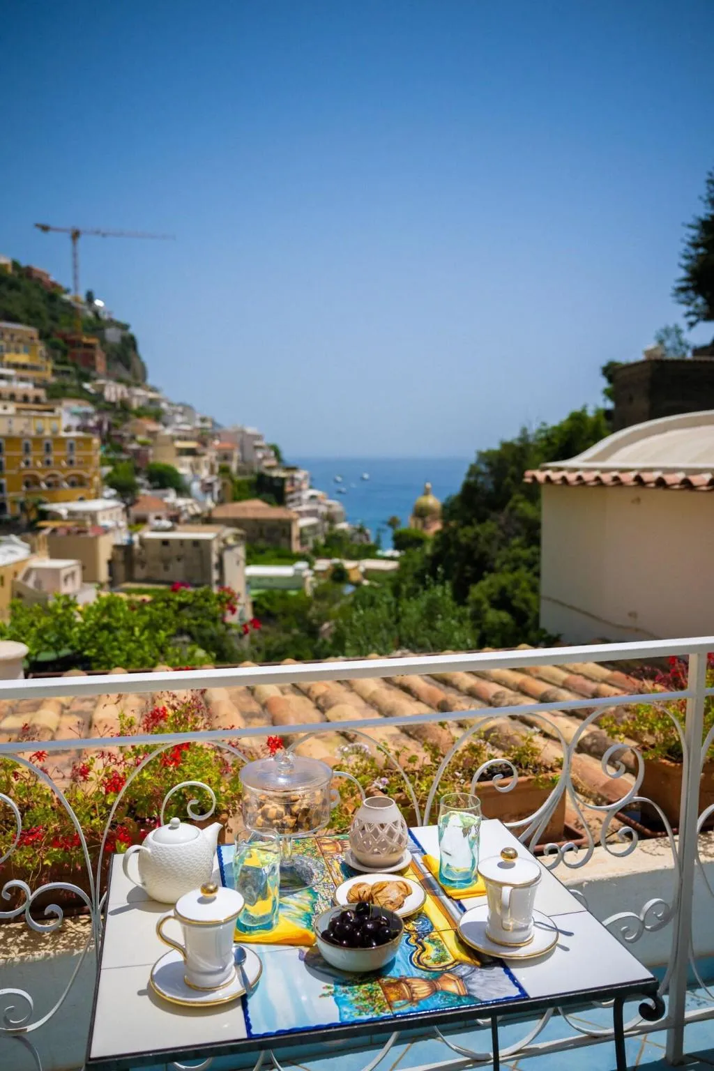 Terrace, Hotel Royal Prisco, Naples