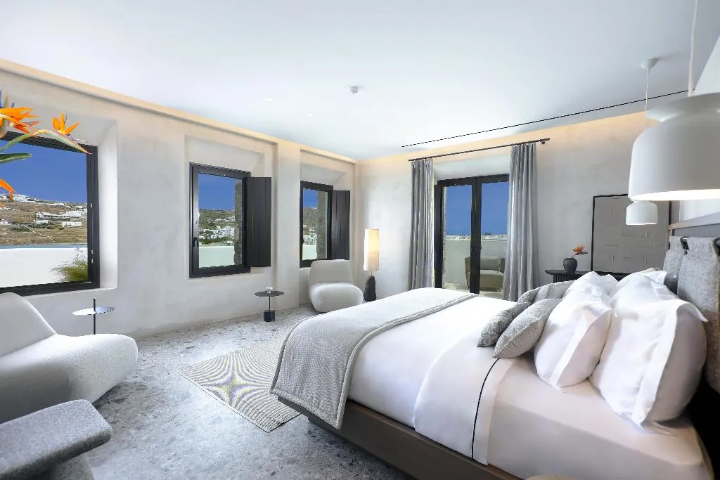 SUITE SEA VIEW WITH PRIVATE POOL Room, Aeonic Suites & Spa, Mykonos