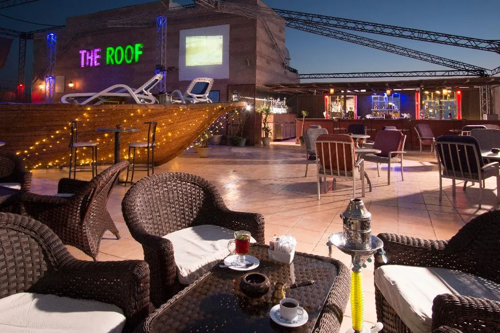 Terrace, Swiss Inn Nile, Cairo