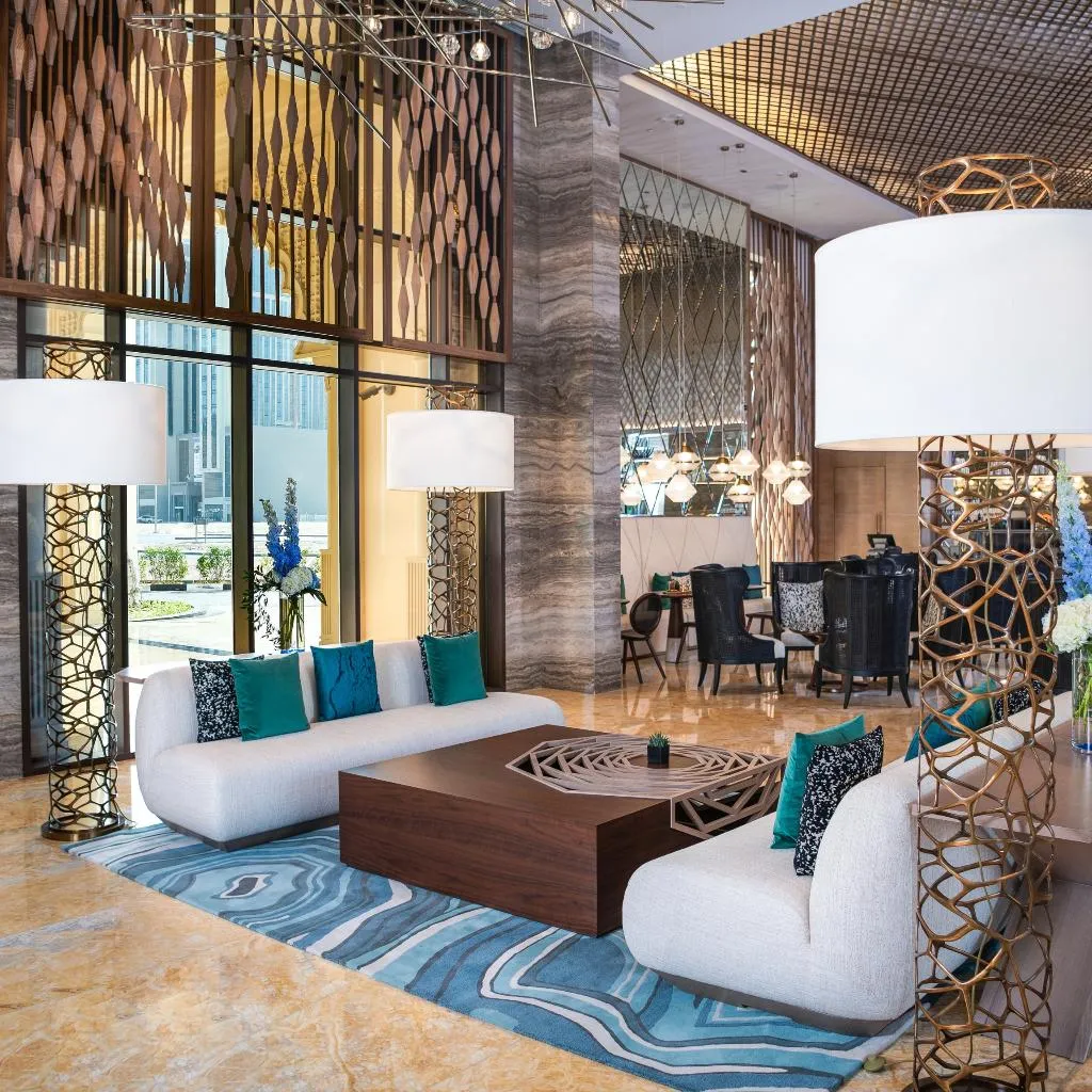 Lobby, Al Jaddaf Rotana Suite Hotel, Dubai