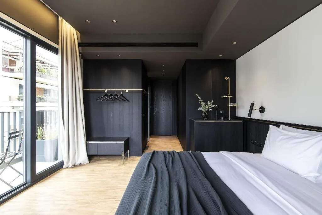 DOUBLE DELUXE CITY VIEW KING BED Room, The Modernist Athens, Athens