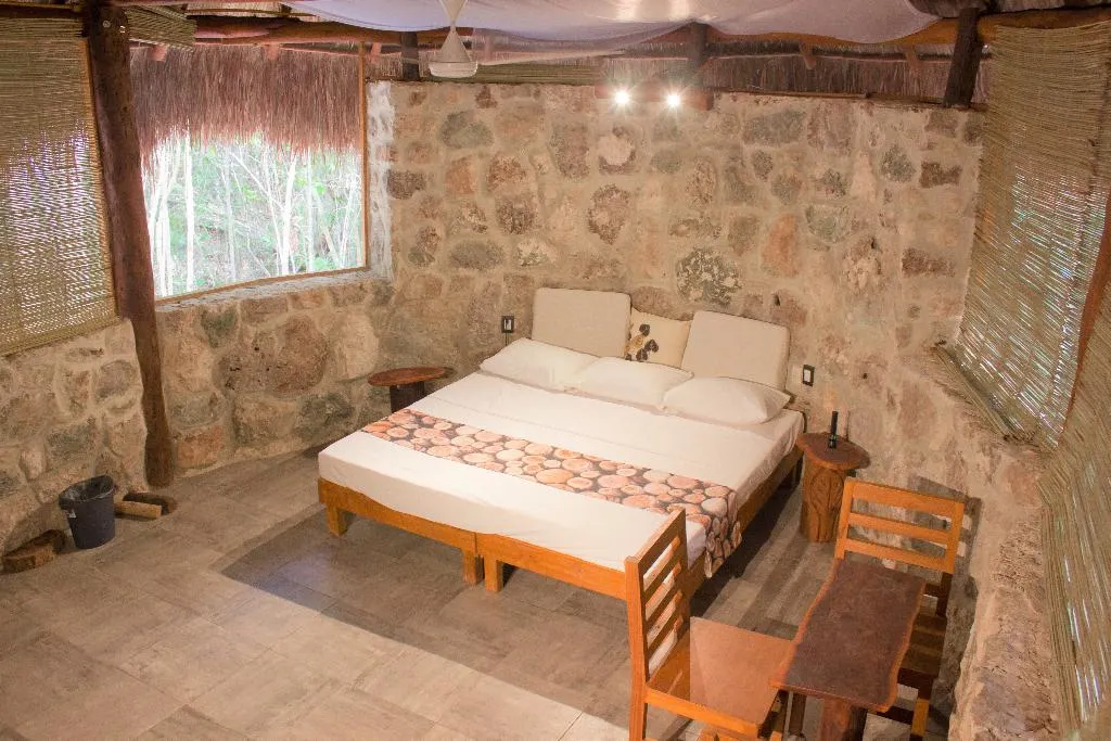 QUADRUPLE KING SIZE BED Room, Aldea Maya-Ha Cabañas Con Cenotes, Cancun Area