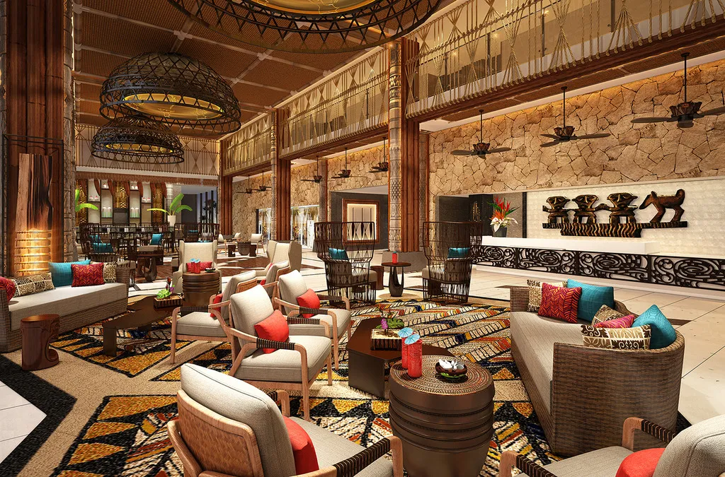 Lobby, Lapita,Dubai Parks & Resorts,Autograph Collection, Dubai