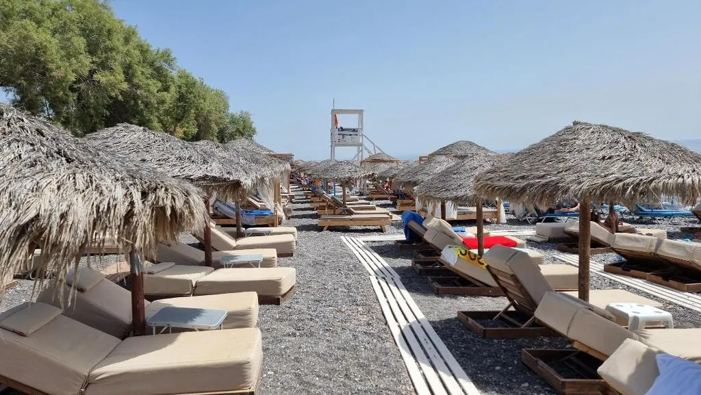 Beach, Nostos Beach, Santorini