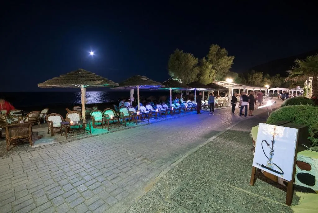 General view, Nostos Beach, Santorini