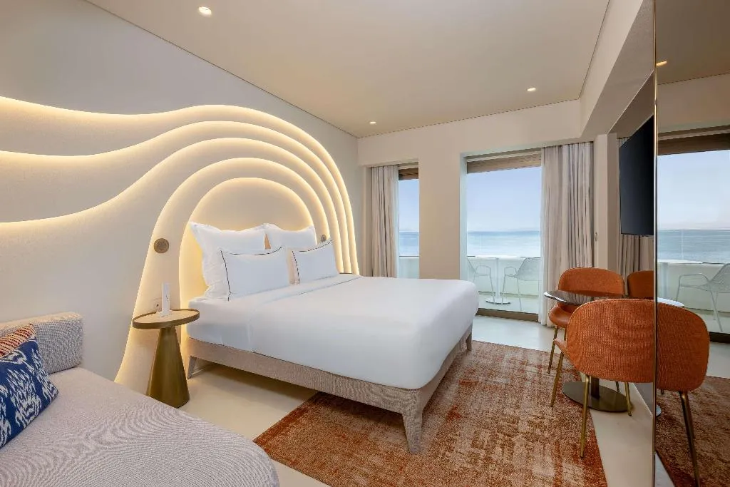 DOUBLE DELUXE SEA VIEW Room, Isla Brown Corinthia Resort & Spa, Curio Collect, Athens