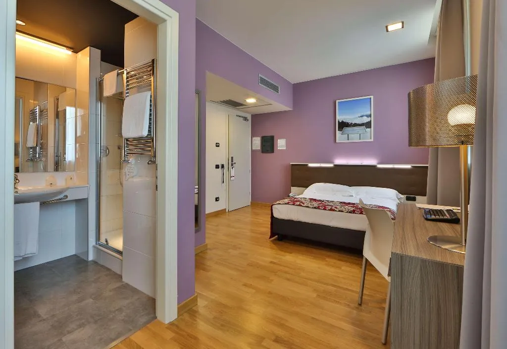 DOUBLE QUEEN SIZE BED Room, Best Western Falck Village Hotel, Milan