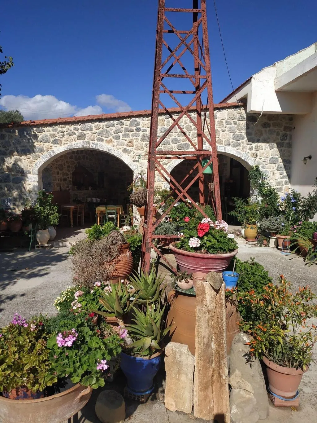 Restaurant, Windy Place, Crete