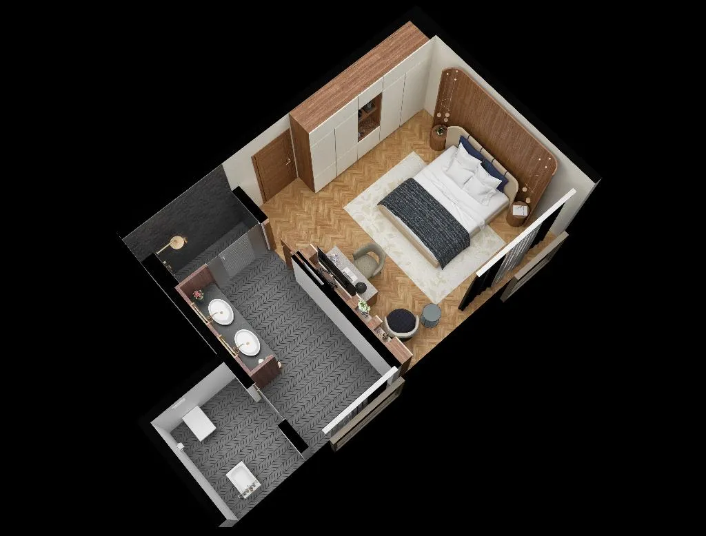 Room DELUXE Room, Casa Baglioni Milan, Milan