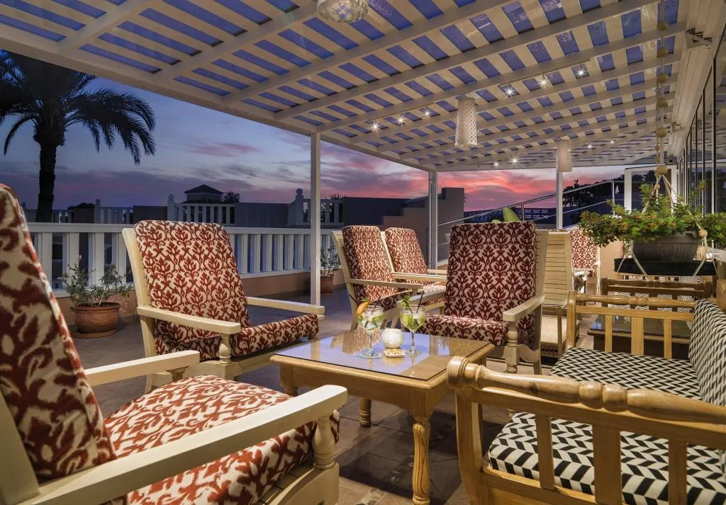 Terrace, Sol Sun Beach Apartamentos, Tenerife