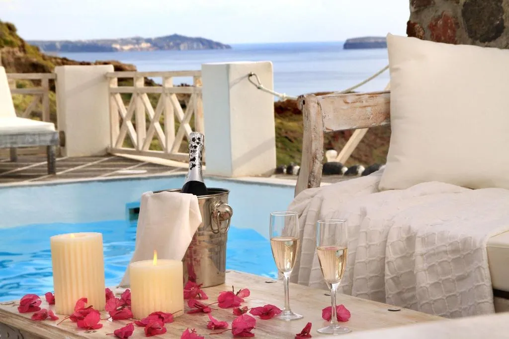 Bar, Oia Mare Villas, Santorini