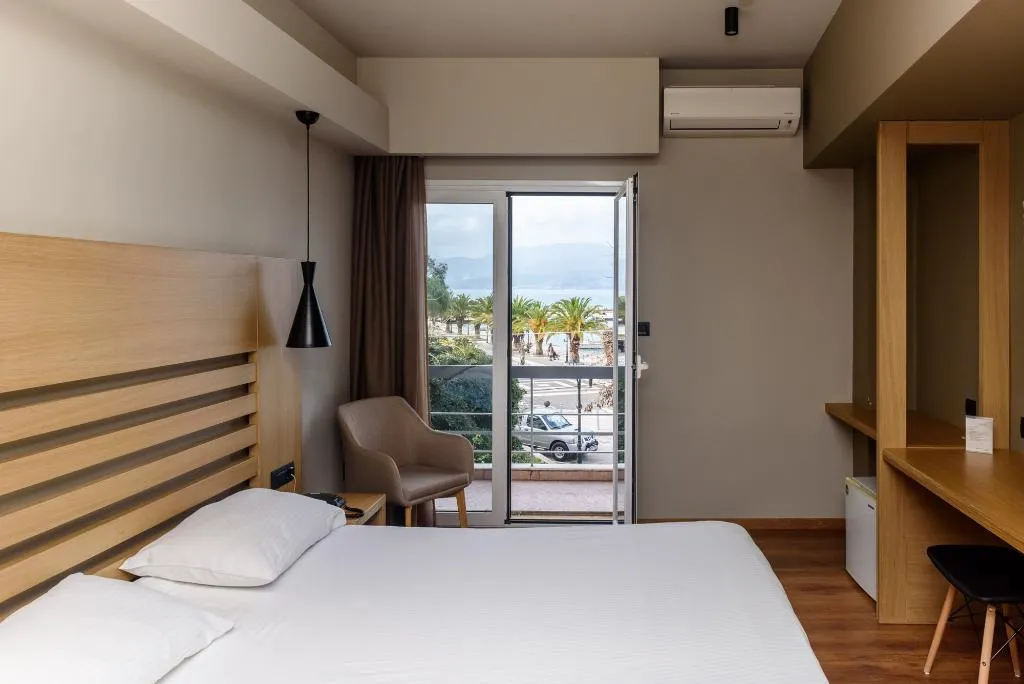 Double or Twin SEA VIEW Room, Agamemnon Hotel, Kalamata