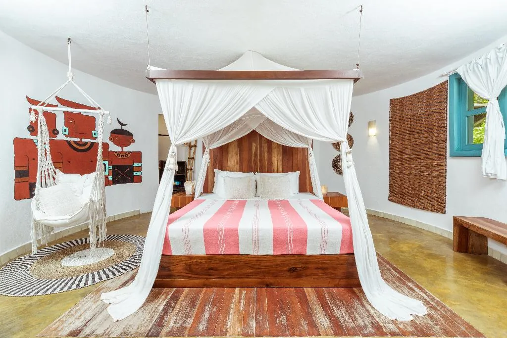 JUNIOR SUITE OCEAN VIEW ONE BEDROOM Room, Hotel Dos Ceibas Eco Retreat Tulum, Cancun Area