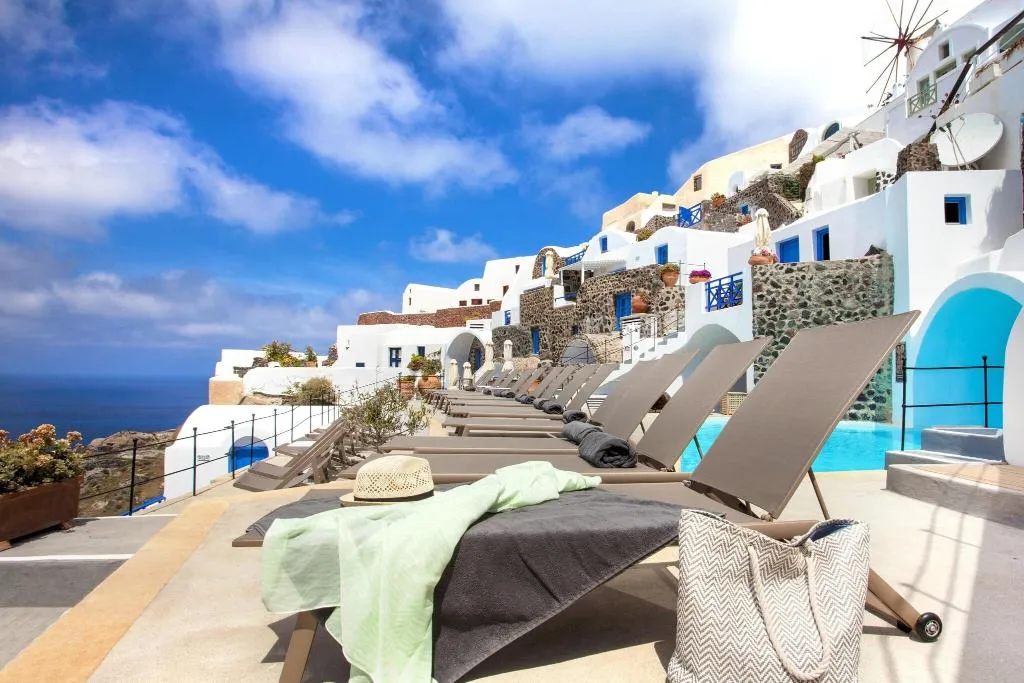 Terrace, Esperas Houses Apartments, Santorini